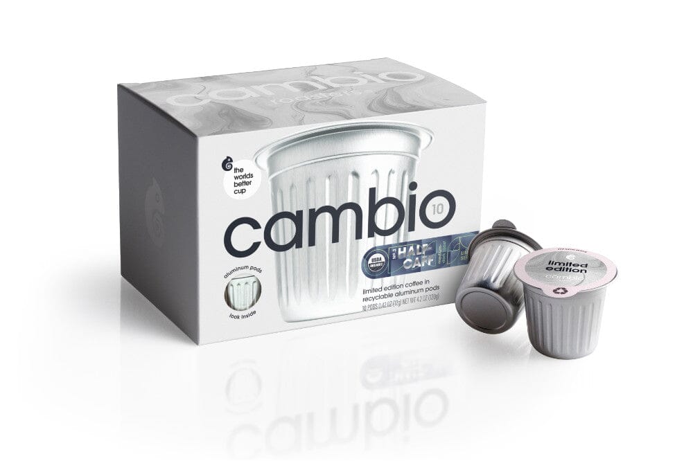 Half-Caff aluminum coffee pods